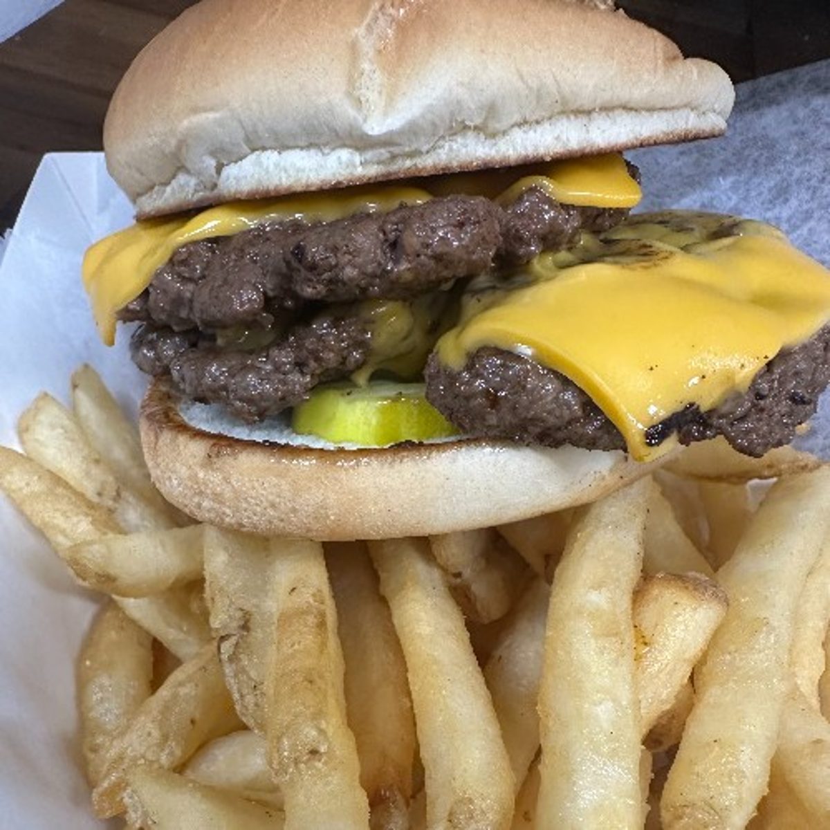 Combo Jumbo Double Cheese Burger
